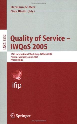 Cover for Quality of Service  IWQoS 2005