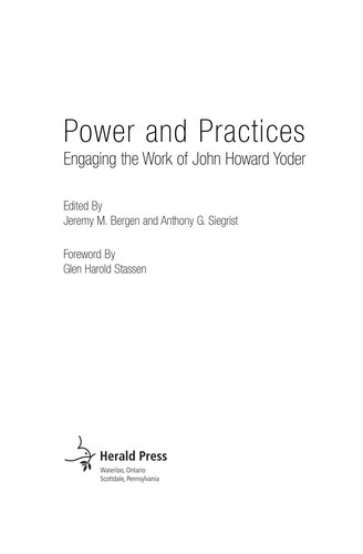 Cover for Power and practices