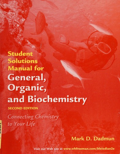 Cover for General, Organic, and Biochemistry Student's Solutions Manual