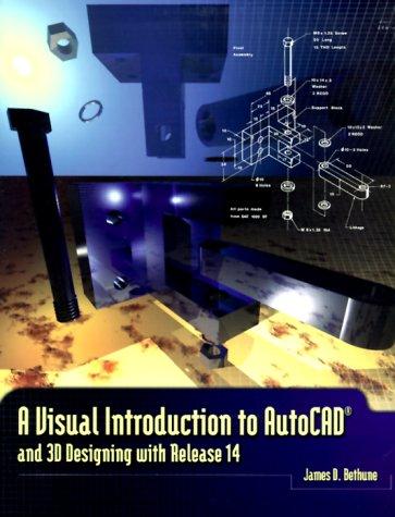 Cover for Visual Introduction to AutoCAD and 3D Designing with Release 14, A