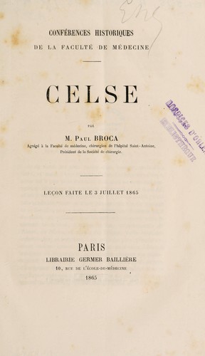 Cover for Celse