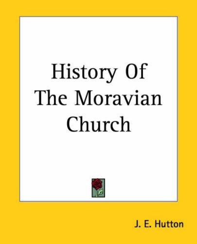 Cover for History Of The Moravian Church