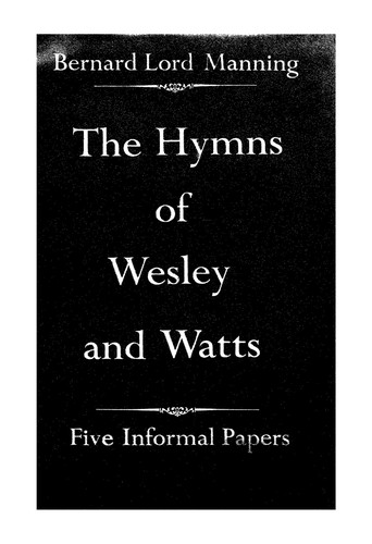 Cover for The hymns of Wesley and Watts
