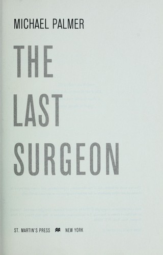 Cover for The last surgeon