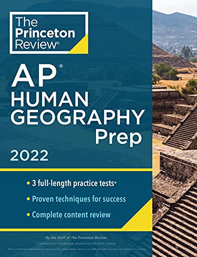 Cover for Princeton Review AP Human Geography Prep, 2022