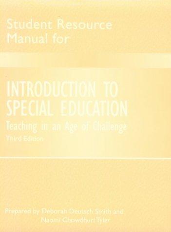 Cover for Introduction to Special Education