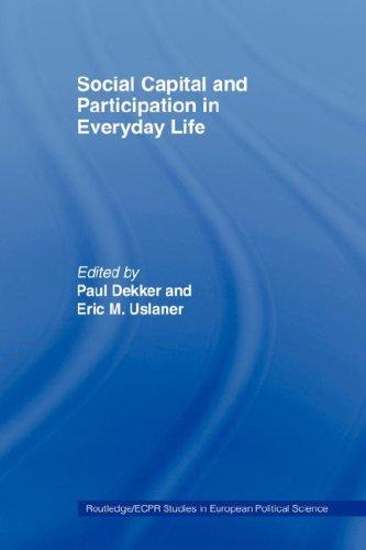 Cover for Social Capital and Participation in Everyday Life