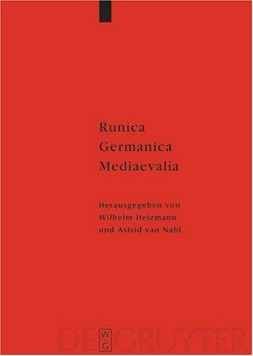 Cover for Runica, Germanica, Mediaevalia