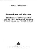 Cover for Romanticism and Marxism