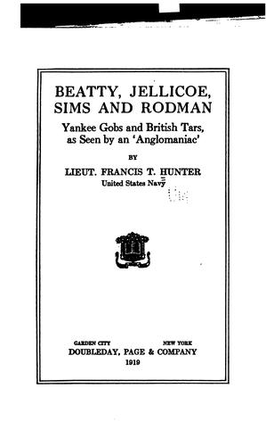 Cover for Beatty, Jellicoe, Sims and Rodman
