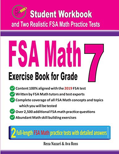 Cover for FSA Math Exercise Book for Grade 7