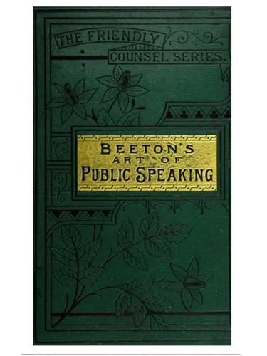 Cover for Beeton’s art of public speaking