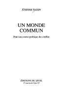 Cover for Un monde commun