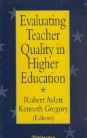 Cover for Evaluating teacher quality in higher education