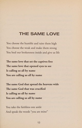 Cover for The same love
