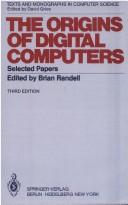 Cover for The Origins of Digital Computers