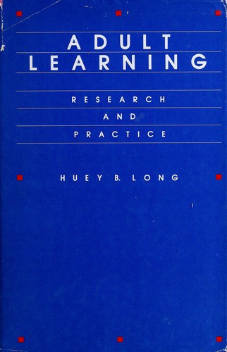 Cover for Adult learning, research and practice