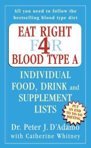 Cover for Eat Right for Blood Type A (Eat Right for Your Type)