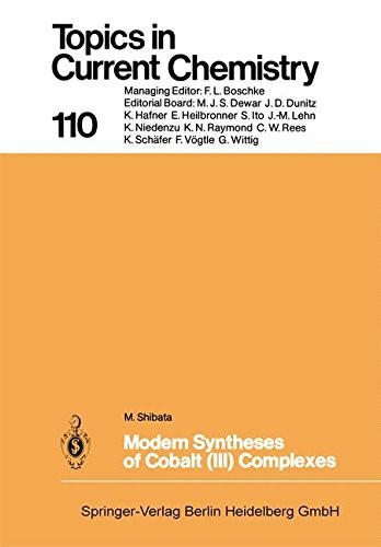 Cover for Modern Syntheses of Cobalt  Complexes