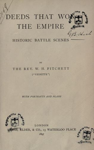 Cover for Deeds that won the empire