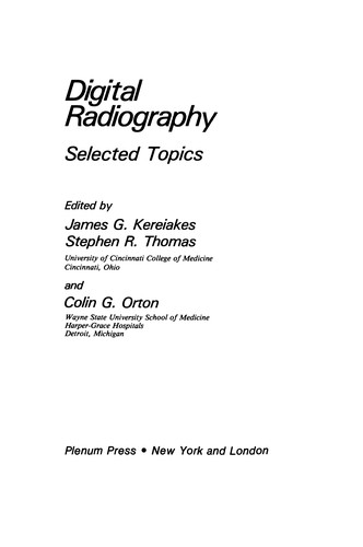 Cover for Digital Radiography
