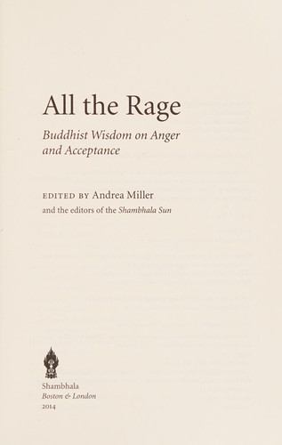 Cover for All the Rage