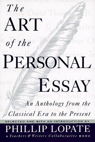 Cover for The Art of the Personal Essay