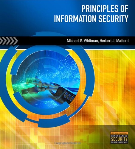 Cover for Principles of information security