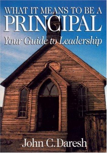 Cover for What It Means to Be a Principal