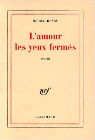 Cover for L'Amour les yeux fermés