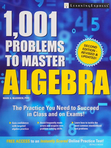 Cover for 1,001 problems to master algebra