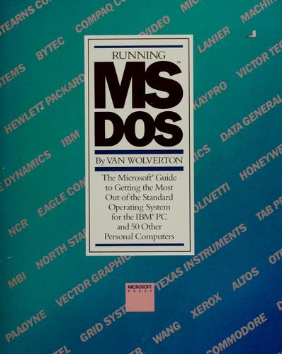Cover for Running MS-DOS