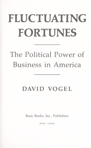 Cover for Fluctuating fortunes