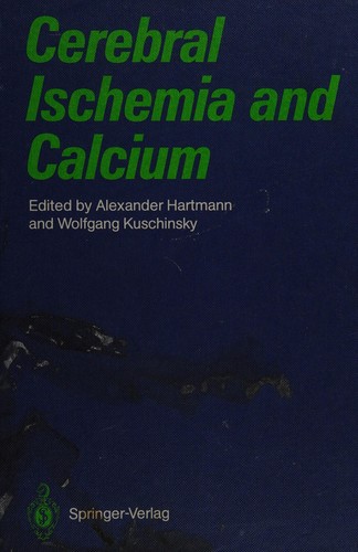 Cover for Cerebral Ischemia and Calcium