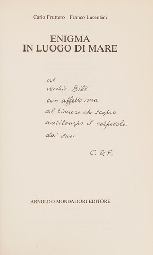 Cover for Enigma in luogo di mare