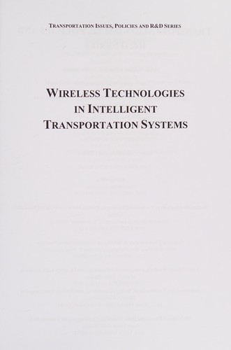 Cover for Wireless technologies in intelligent transportation systems