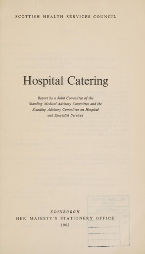 Cover for Hospital catering