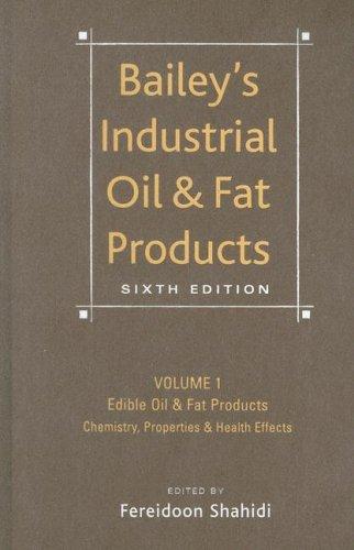 Cover for Bailey's Industrial Oil and Fat Products, Edible Oil and Fat Products