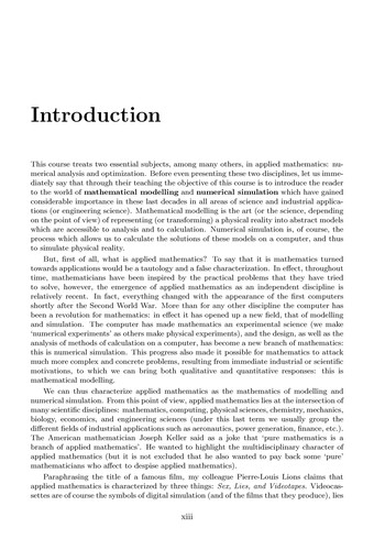 Cover for Numerical analysis and optimization