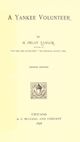 Cover for A Yankee volunteer