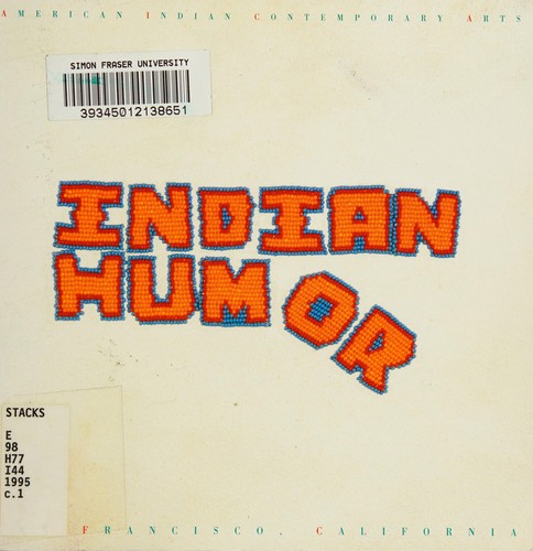 Cover for Indian humor