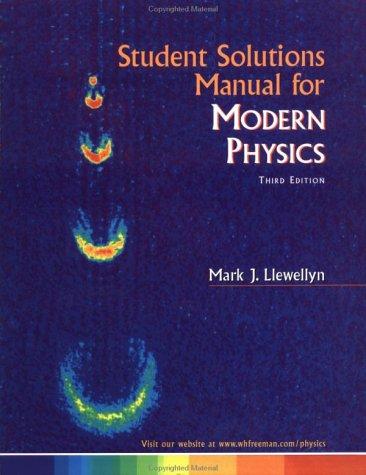 Cover for Student Solutions Manual for Modern Physics