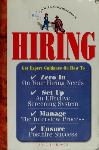 Cover for Hiring