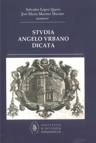 Cover for Stvdia Angelo Vrbano dicata