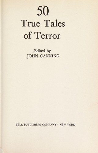 Cover for 50 great tales of terror