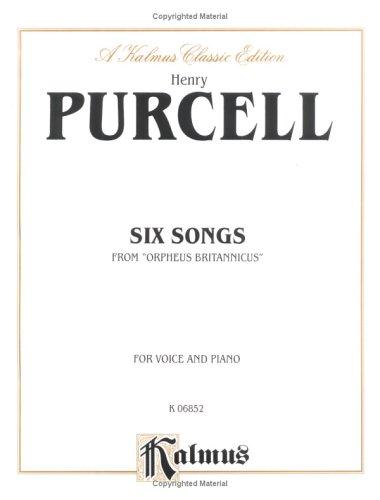 Cover for Six Songs from Orpheus Brittanicus