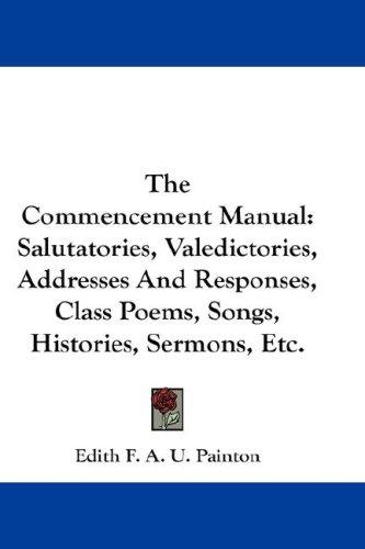 Cover for The Commencement Manual