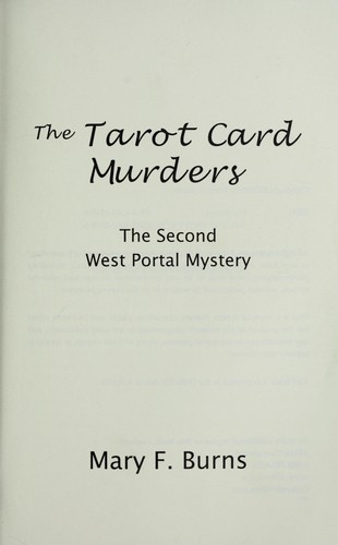 Cover for The tarot card murders
