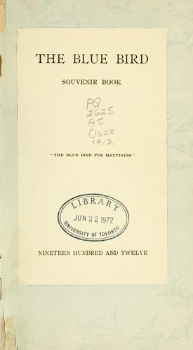 Cover for The blue bird