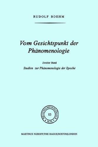 Cover for Vom Gesichtspunkt der Phänomenologie, II